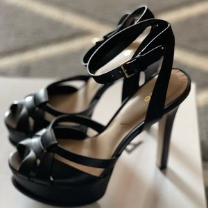 Never worn, Aldo heels, size 8.5, heel height is 5 inches.